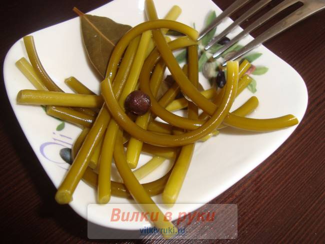 Чесночные стрелки маринованные