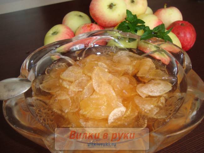 Яблочное варенье с мятой