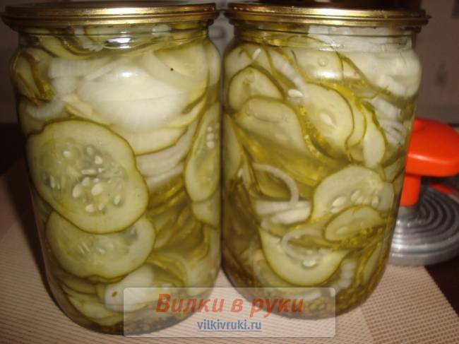 Салат из огурцов на зиму