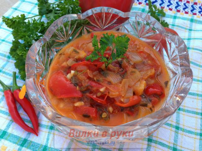 Салат из перца на зиму