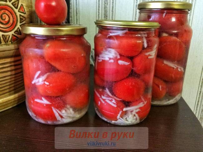 Помидоры в снегу