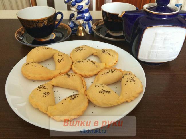 Самса овощная на тесте с овсяным молоком