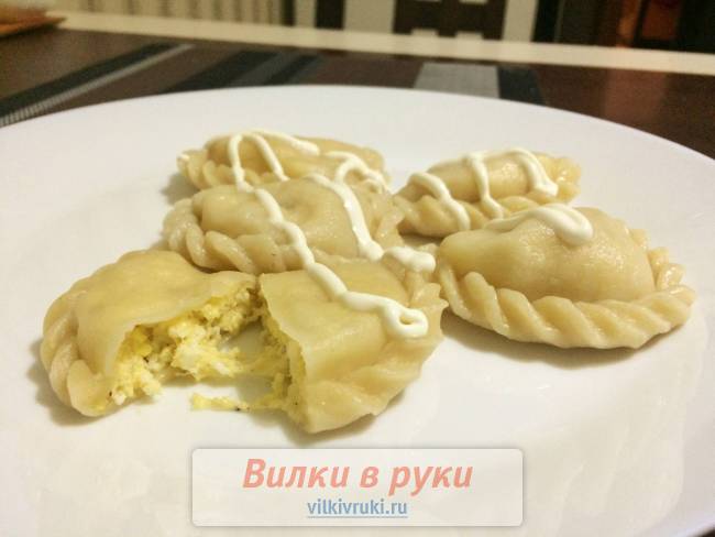 Вареники  с сыром