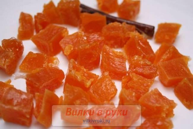 Цукаты из тыквы