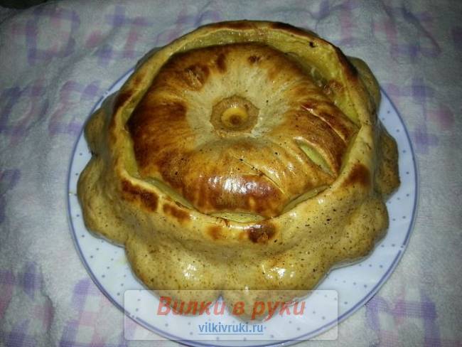 Патиссон с мясом