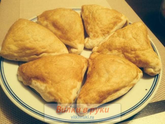 Пирожки с грибами постные