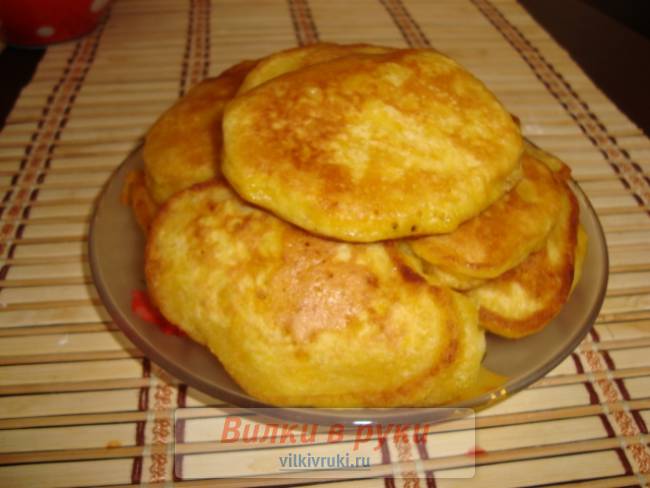 Оладьи с тыквой