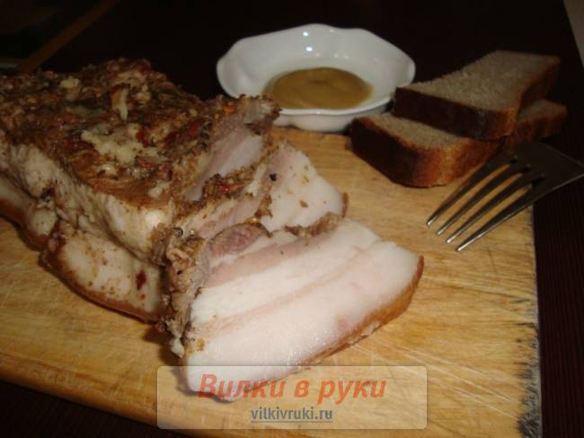 Грудинка свиная, запеченная в фольге