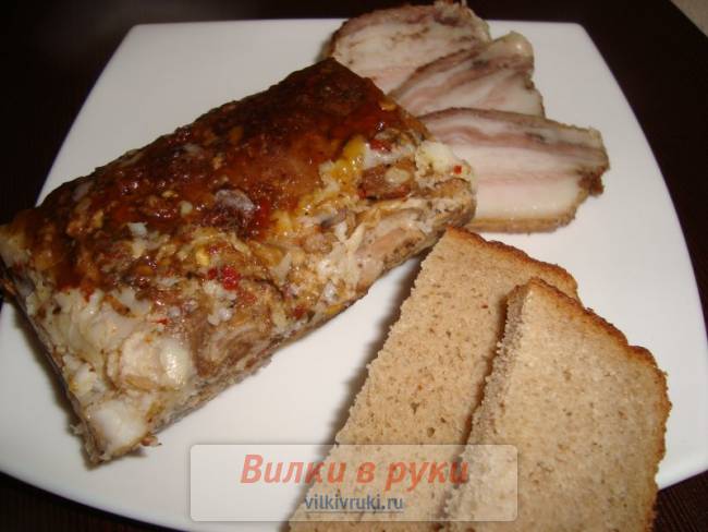 Свиная грудинка по-домашнему