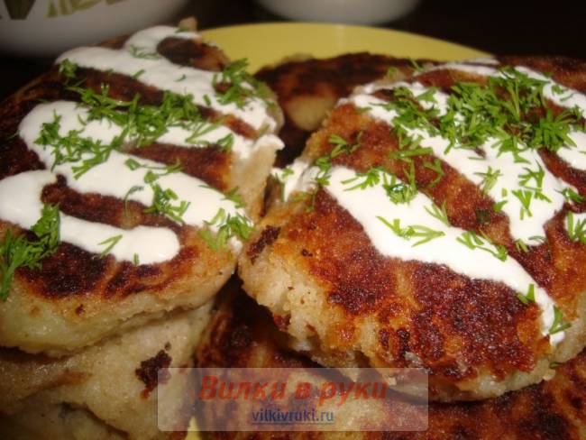 Зразы картофельные с мясной начинкой по-деревенски