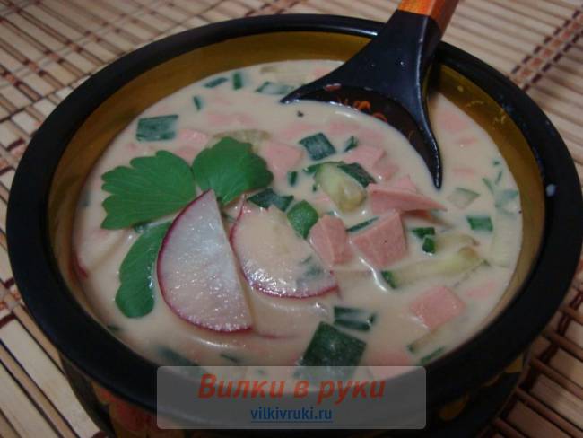 Окрошка по-домашнему