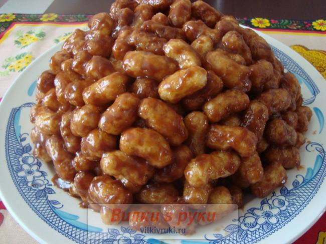 Чак-чак по-русски шоколадный