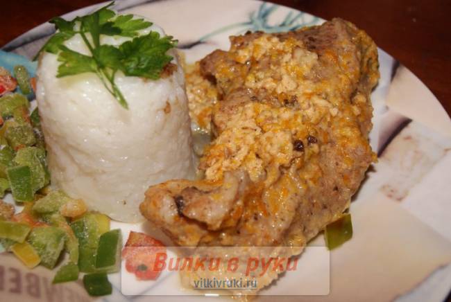 Свинина в молоке