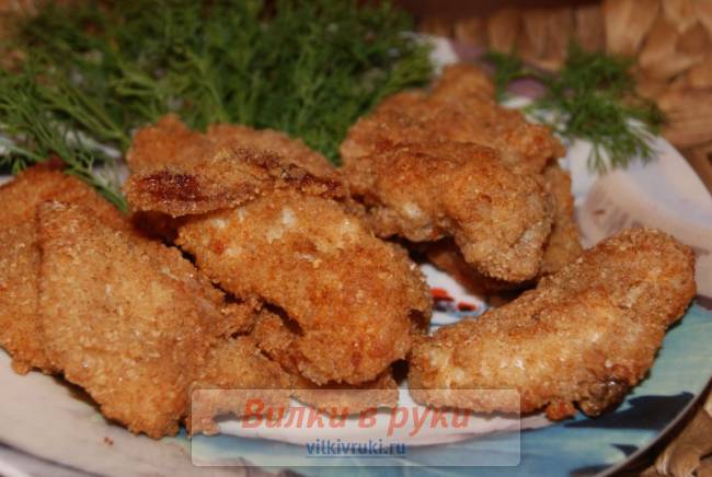 Куриное филе в панировке