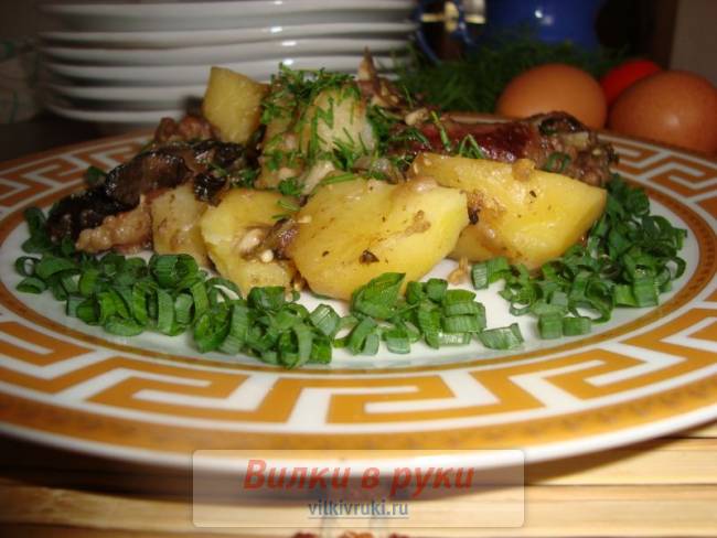 Рагу из картофеля с грибами