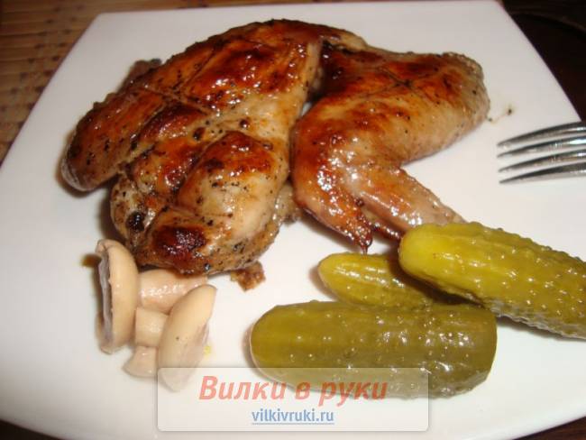 Куриные крылышки в соево-медовом соусе