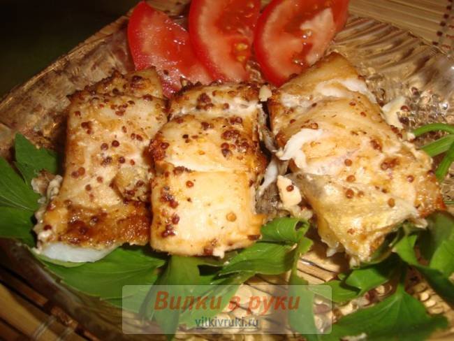 Маринованный судак, запеченный в духовке